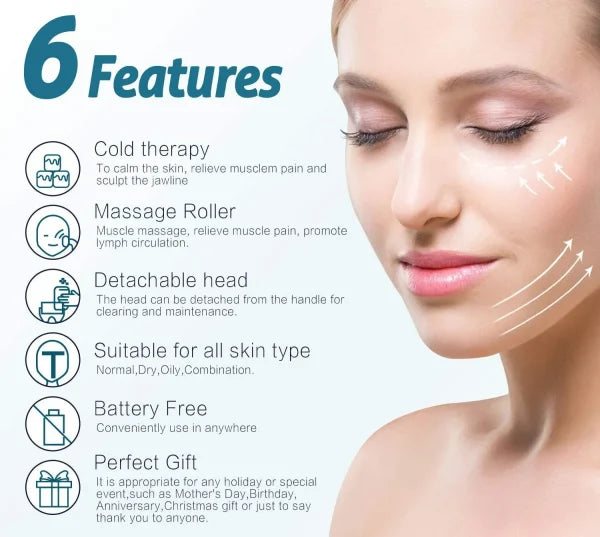 Marzahar Face Ice Roller – Soothing & De-Puffing Facial Tool
