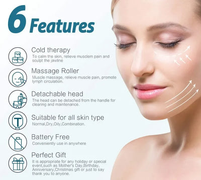 Marzahar Face Ice Roller – Soothing & De-Puffing Facial Tool