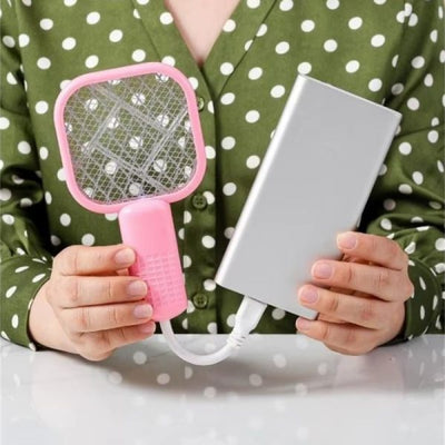 Mini USB Mosquito Racket – Rechargeable Electric Bug Zapper