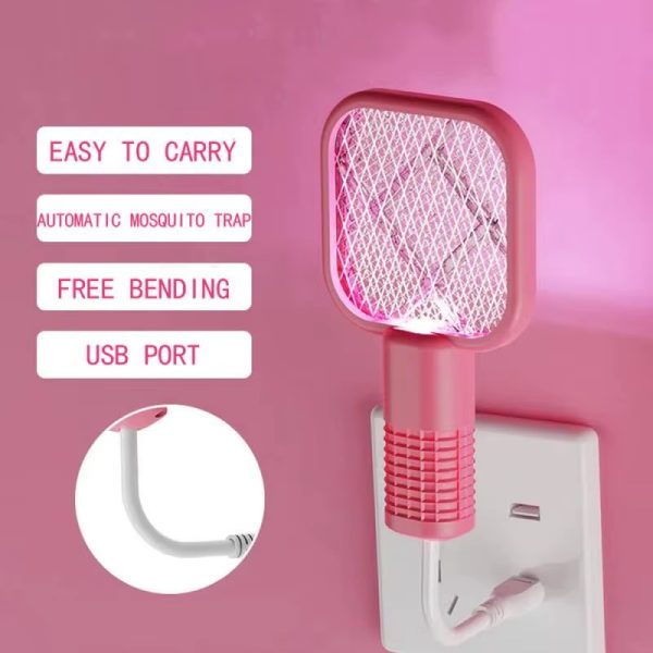 Mini USB Mosquito Racket – Rechargeable Electric Bug Zapper