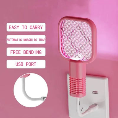 Mini USB Mosquito Racket – Rechargeable Electric Bug Zapper