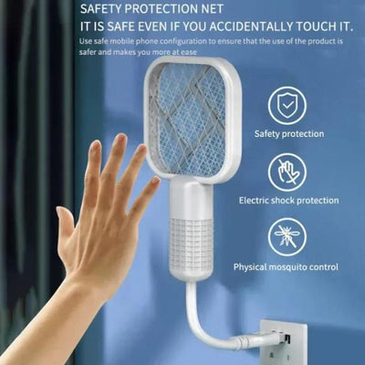 Mini USB Mosquito Racket – Rechargeable Electric Bug Zapper