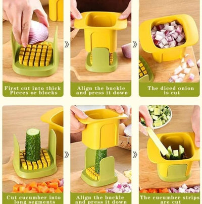 Multi-Purpose Handheld Chopper – Quick Veggie & Fruit Dicer